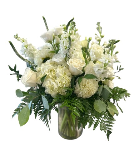 Luscious clouds. An arrangement by DMP Flowers and Gifts.