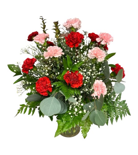 Can’t help falling in love with you. An arrangement by DMP Flowers and Gifts.