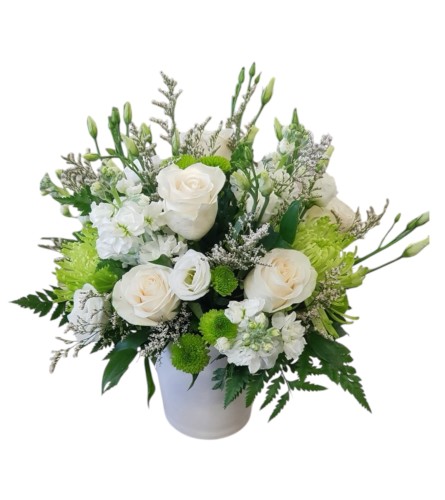 Elegant blooms. An arrangement by DMP Flowers and Gifts.
