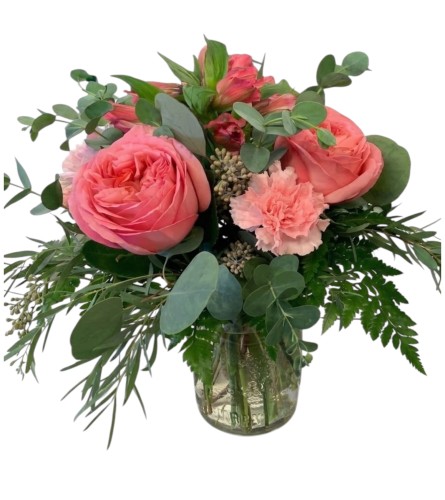 Beautiful pink lady. An arrangement by DMP Flowers and Gifts.