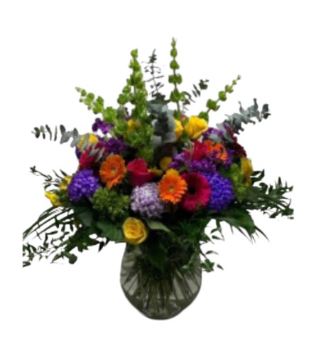 Colour beauty. An arrangement by DMP Flowers and Gifts.