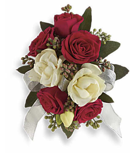 Oh La La Lovely Corsage. An arrangement by Ada's Flowers.