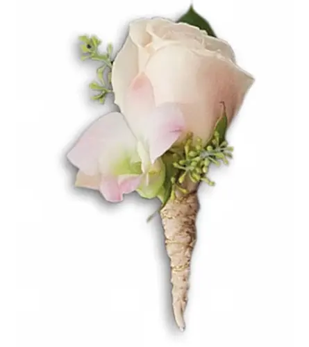 Dashing Boutonniere. An arrangement by April Showers Floral Designs.