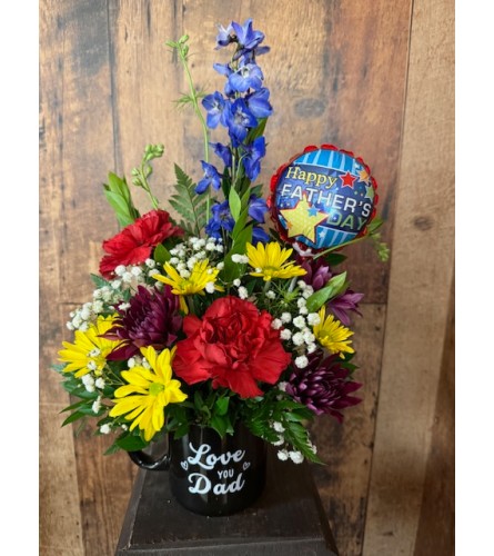 Fathers Day Blooms - Deluxe. An arrangement by Calgary's Own Flower Co.