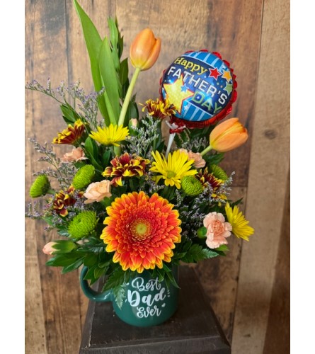 Fathers Day Vibe - Deluxe. An arrangement by Calgary's Own Flower Co.