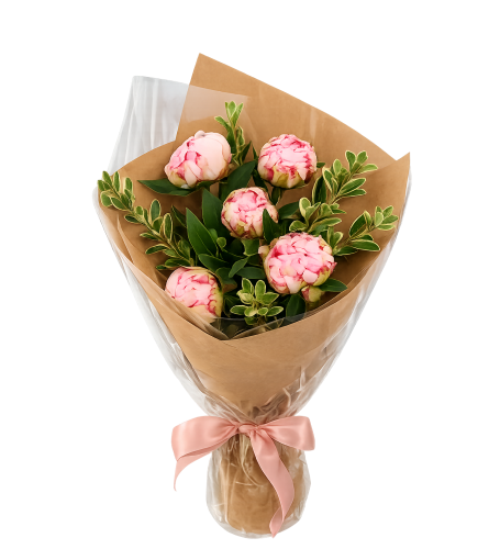 Peony Embrace Bouquet - Standard. An arrangement by Anderson Flowers.