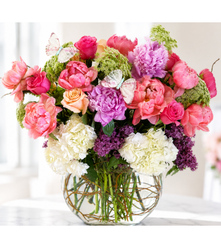 Peonies Whisper Bouquet. An arrangement by Floral Lady Design Studio LLC.