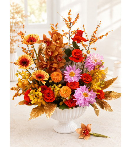 Fall Delight. An arrangement by Floral Lady Design Studio LLC.