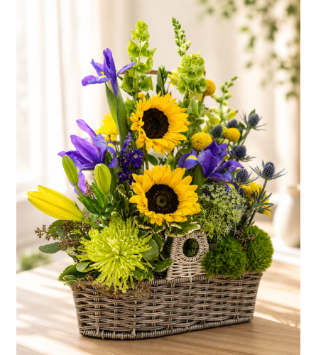 Vibrant Meadow Delight. An arrangement by Floral Lady Design Studio LLC.