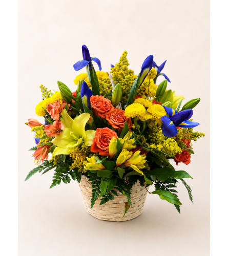 Sunshine Basket. An arrangement by Floral Lady Design Studio LLC.