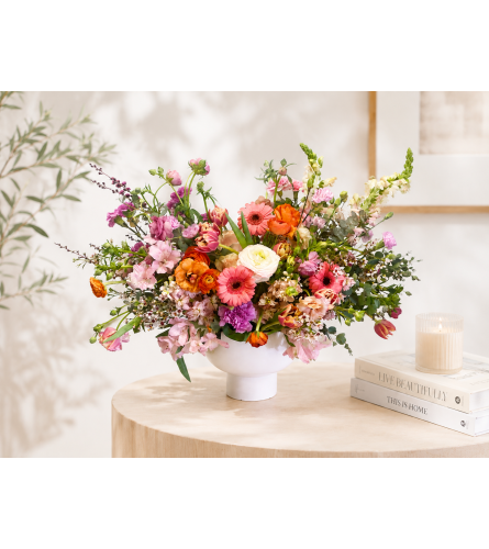 Radiant Garden Bliss. An arrangement by Floral Lady Design Studio LLC.