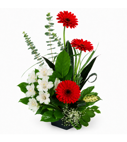 Heaven's Heart. An arrangement by Balloon Bouquets Plus.