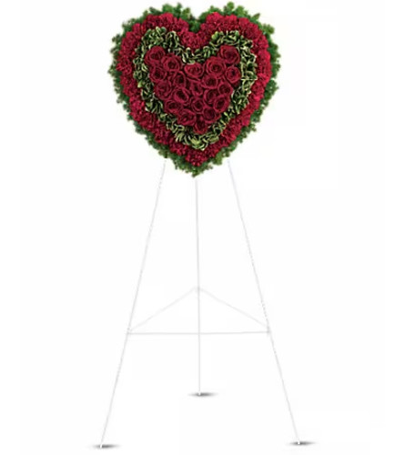 Majestic Heart. An arrangement by Fendley Florists.