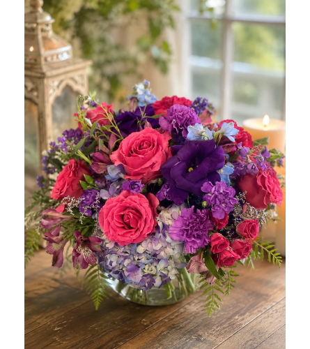 Violet Dream Bouquet. An arrangement by Floral Lady Design Studio LLC.