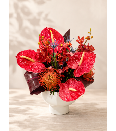 Tropical Passion Bloom. An arrangement by Floral Lady Design Studio LLC.