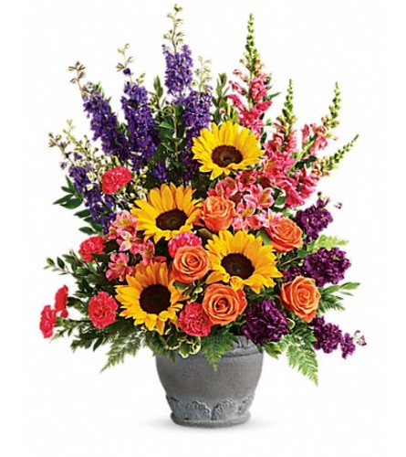 Hues Of Hope Bouquet - Deluxe. An arrangement by Fendley Florists.