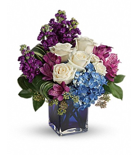 Portrait In Purple Bouquet - Deluxe. An arrangement by Fendley Florists.