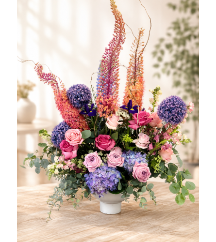 Radiant Bloom Symphony. An arrangement by Floral Lady Design Studio LLC.