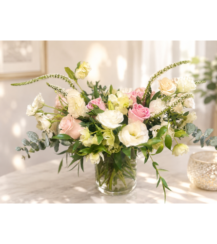 Gentle Grace Arrangement. An arrangement by Floral Lady Design Studio LLC.