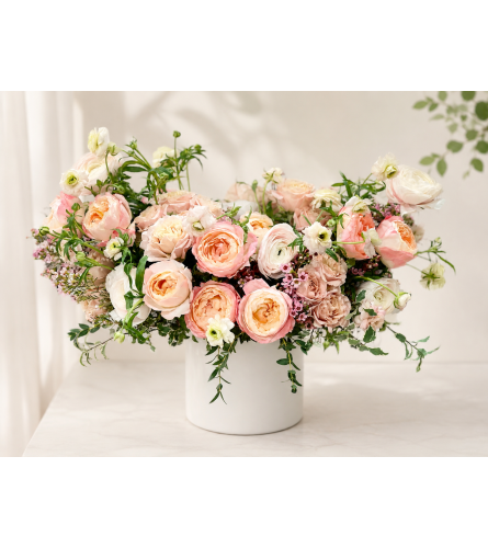 Soft Serenity Arrangement. An arrangement by Floral Lady Design Studio LLC.