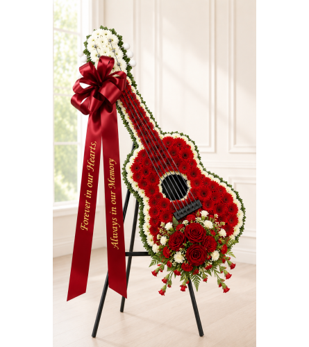 Radiant Melody Guitar Tribute - Deluxe. An arrangement by Floral Lady Design Studio LLC.