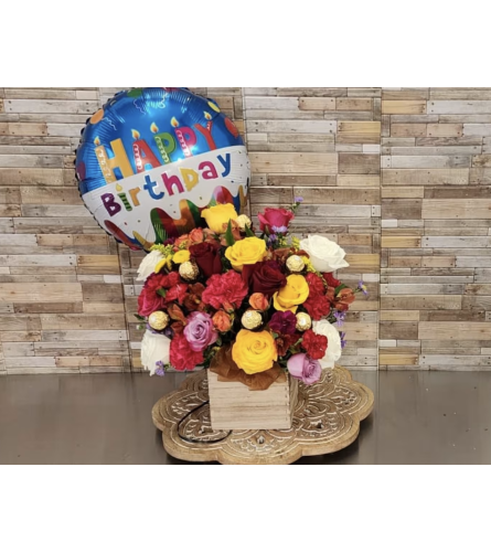 Celebrating with Ferrero. An arrangement by Andreas Flowers Kissimmee.