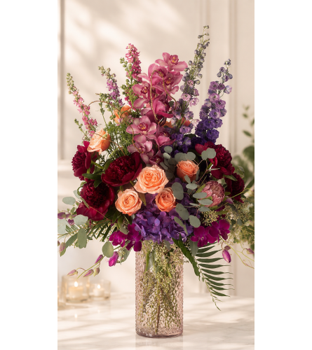 Velvet Twilight Bouquet. An arrangement by Floral Lady Design Studio LLC.