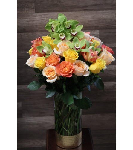Orchid Reverie. An arrangement by Sonia's Florist.