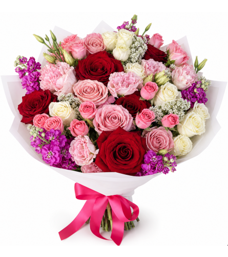 Velvet Petals Embrace. An arrangement by GardeLina Flowers.