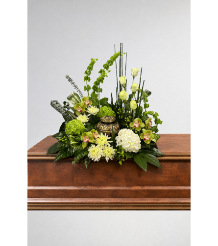 Afterlife waltz Adornment. An arrangement by Blossoms On The Trail.