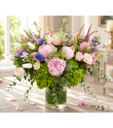 Blush Garden Embrace. An arrangement by Floral Lady Design Studio LLC.