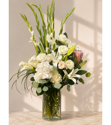 Serene Blooms Ensemble. An arrangement by Floral Lady Design Studio LLC.