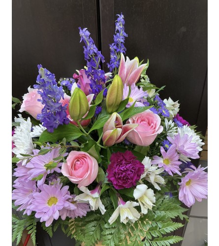 Purple Pretty Passion. An arrangement by Roma Flowers and Gifts.