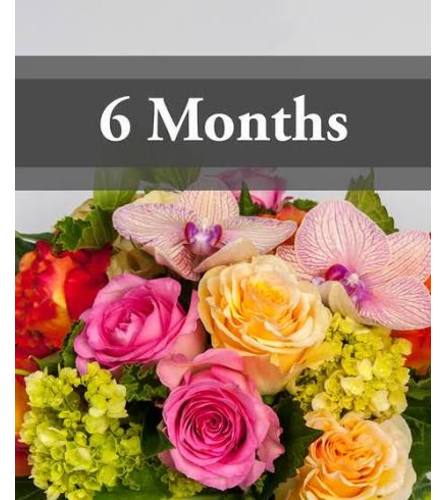 6 Month Flower Subscription - Deluxe. An arrangement by J.D. Ballantine's Flowers and Gifts.