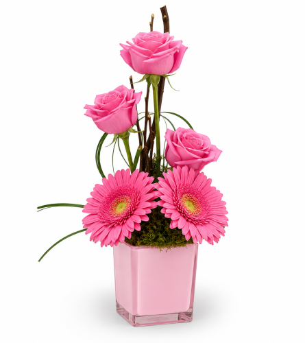 Nature's Charm. An arrangement by Balloon Bouquets Plus.