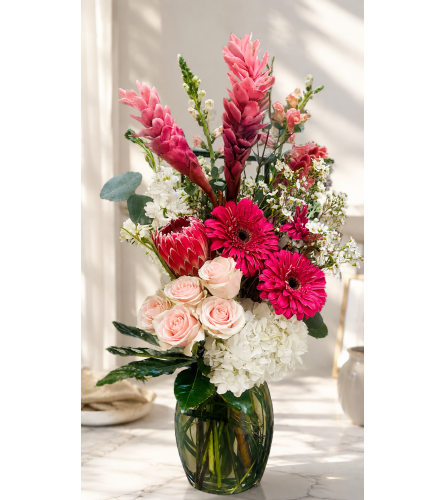 Tropical Elegance Ensemble. An arrangement by Floral Lady Design Studio LLC.