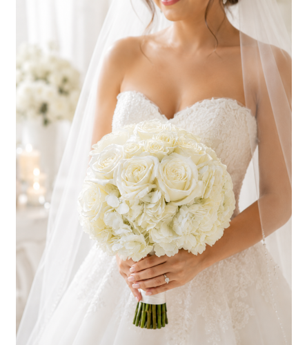 Classic Bridal Charm. An arrangement by Floral Lady Design Studio LLC.