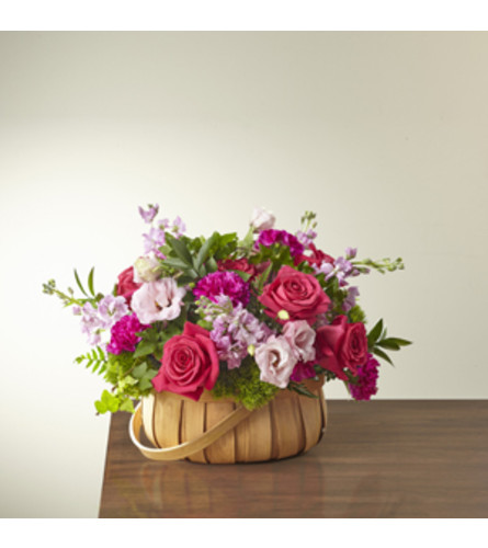 FTD Radience in Bloom Basket. An arrangement by Fendley Florists.