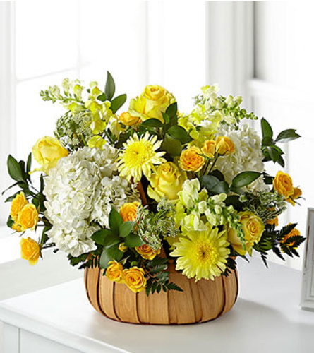 FTD Rustic Remembrance Basket. An arrangement by Fendley Florists.