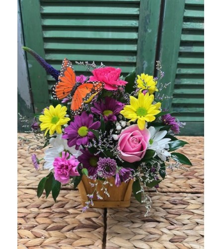 Butterfly Kisses Bouquet. An arrangement by Forest Florist.