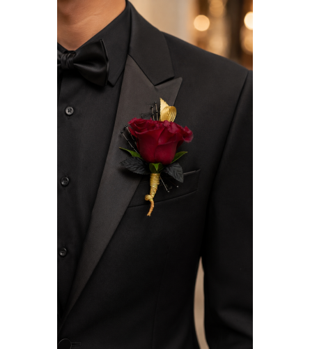 Velvet Red Embrace. An arrangement by Floral Lady Design Studio LLC.