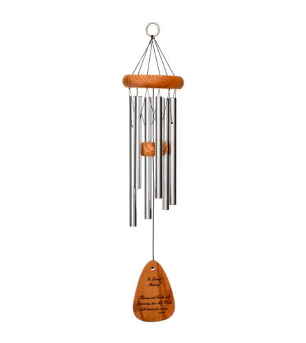 Wind River Wind Chime 18 Silver Walk Beside Us. An arrangement by Petals and Co..