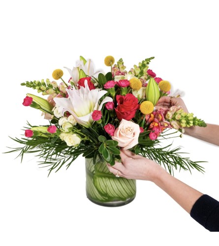 Pinky Promise Bouquet - Deluxe. An arrangement by Flowers of Charlotte.