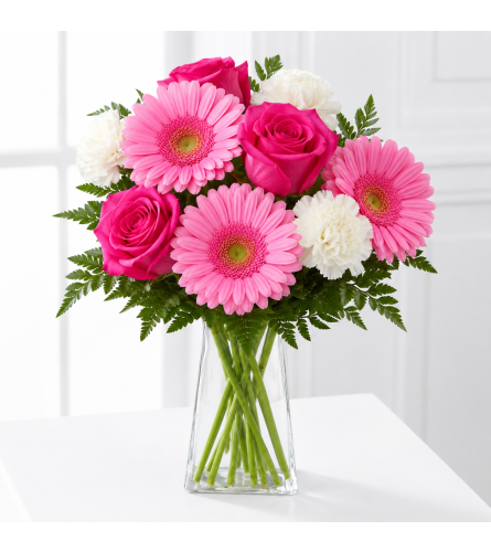 Petal Pop Hot Pink. An arrangement by Balloon Bouquets Plus.