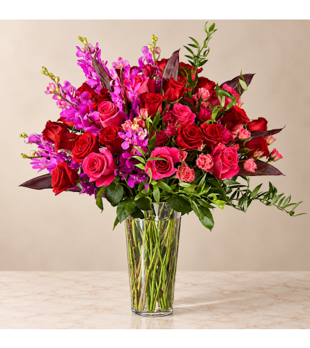 The Honeymoon. An arrangement by Bill's Flowers Arrangements.