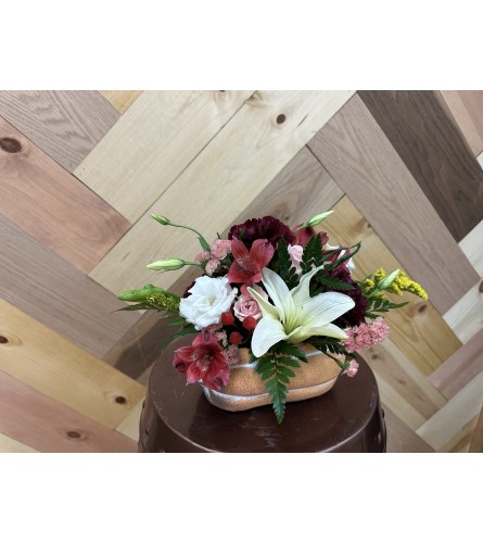 Gourd-geous Blooms. An arrangement by Consider the Lilies.