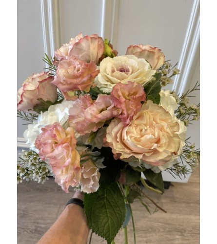 Blush Harmony Bouquet. An arrangement by Edna Miller Flowers and Gifts Inc..
