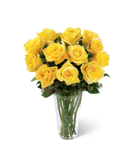 The FTD® Yellow Rose Sympathy Bouquet