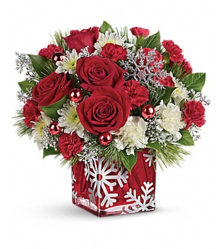 Teleflora's Silver Christmas Bouquet