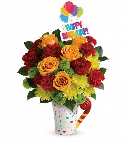 12 Roses (6 ,,I Love You + 6 Happy Birthday) in Las Vegas, NV | VIP Floral  Designs